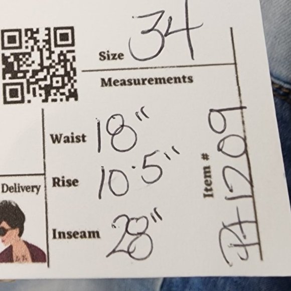 Blue Notes Blue Two Tone Denim Raw Hem Jeggings Size 34 - Picture 11 of 11